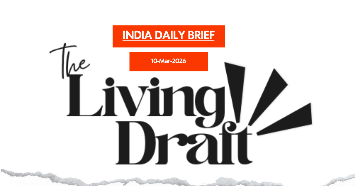 Featured graphic for India Daily Brief showing the headline “India Daily Brief” with the publication date, presented in a neutral editorial layout.