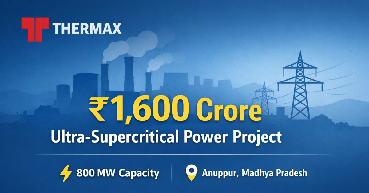 Thermax ₹1,600 Crore TBWES Deal