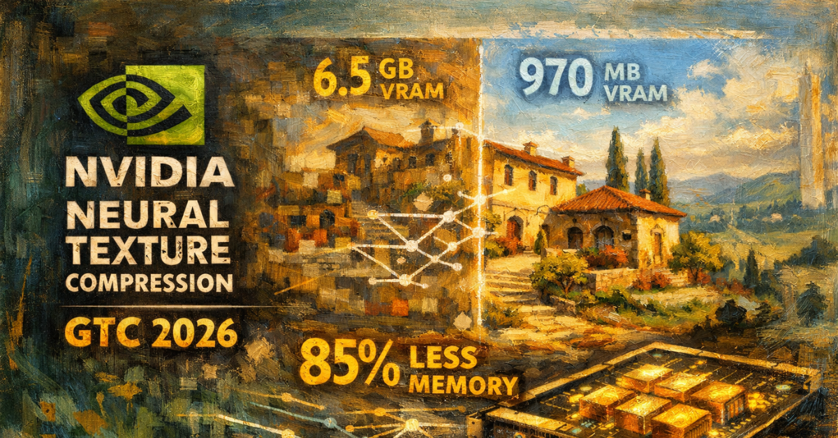 NVIDIA Showcases Neural Texture Compression