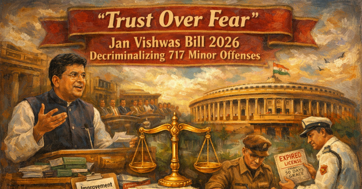 Parliament Passes Jan Vishwas Bill 2026