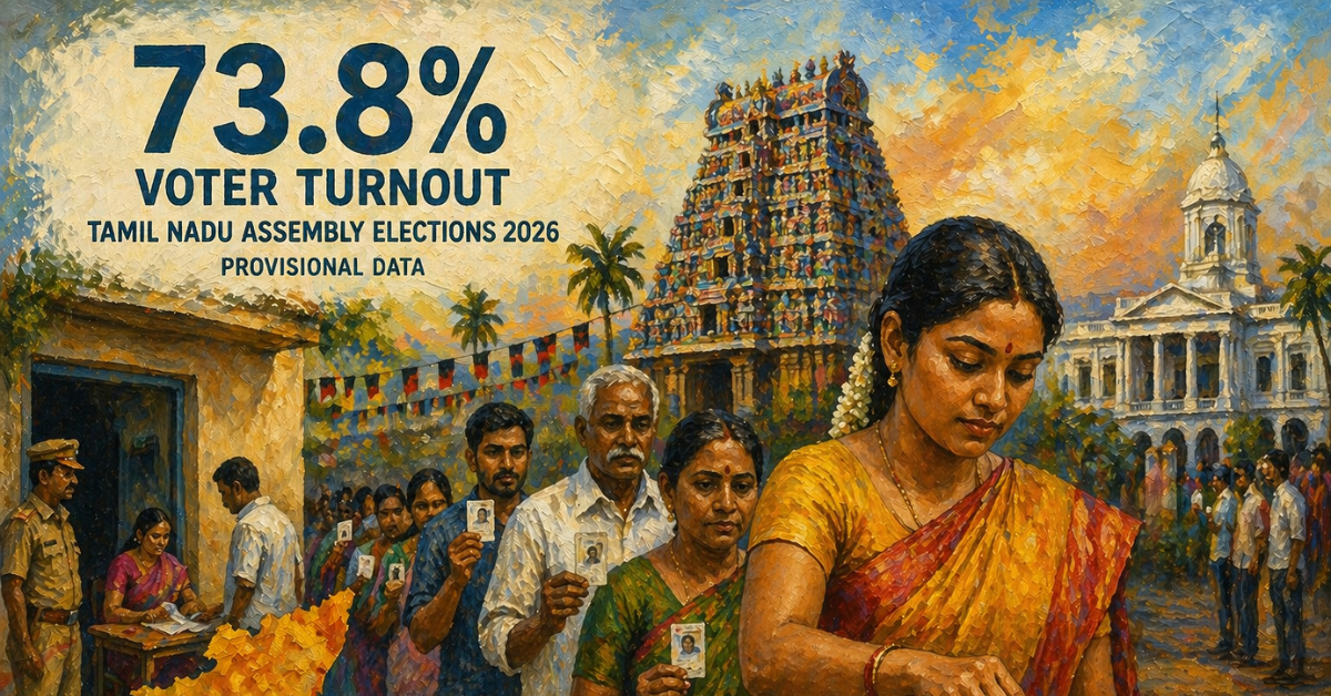 Tamil Nadu Assembly Elections 2026 Turnout at 73.8%, Results on May 4