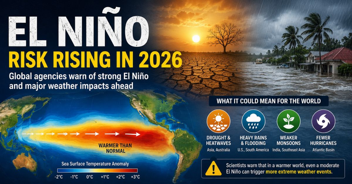 El Niño 2026 Extreme weather ahead