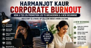 Harmanjot Kaur Corporate Burnout Story Goes Viral After ₹28 LPA Promotion Led to Breakdown