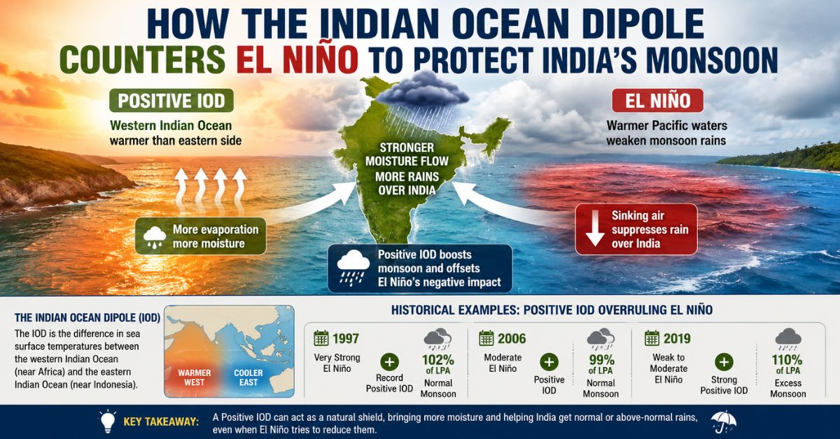How Indian Ocean Dipole impacts monsoon