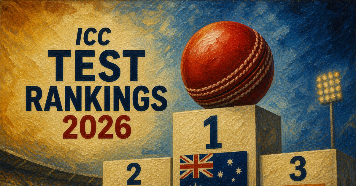 ICC Test rankings update 2026 sees Australia dominate WTC standings