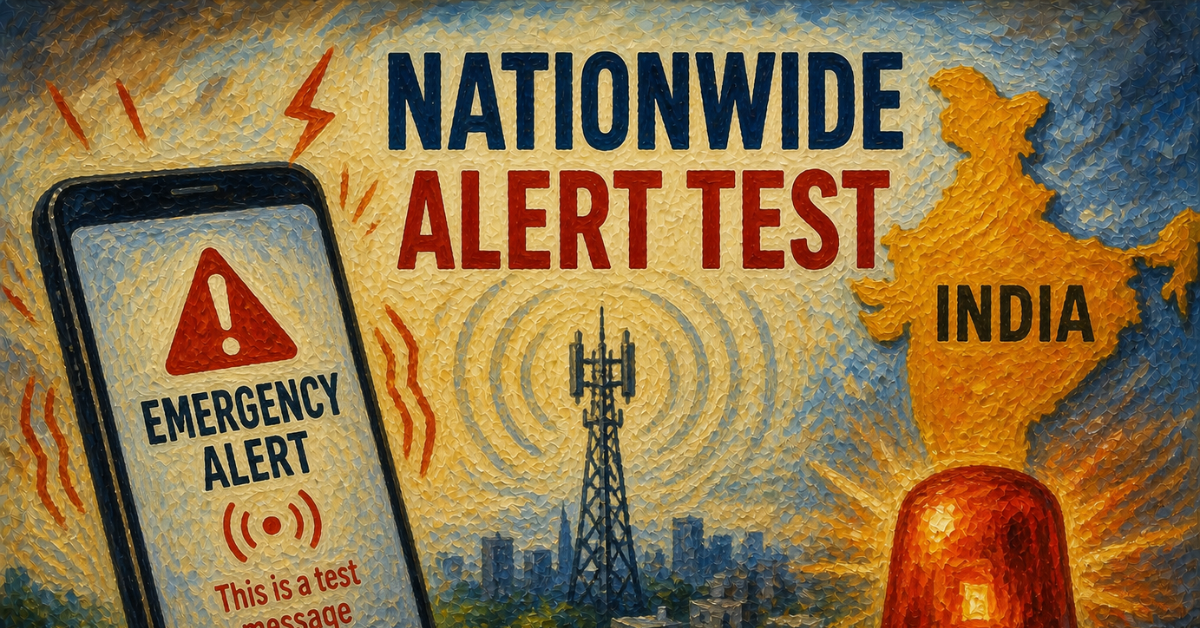 India Emergency Alert Test Today