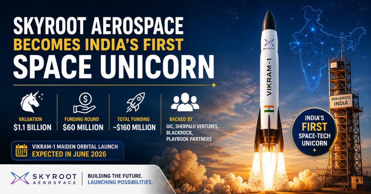 Skyroot Aerospace Becomes India’s First Space Unicorn