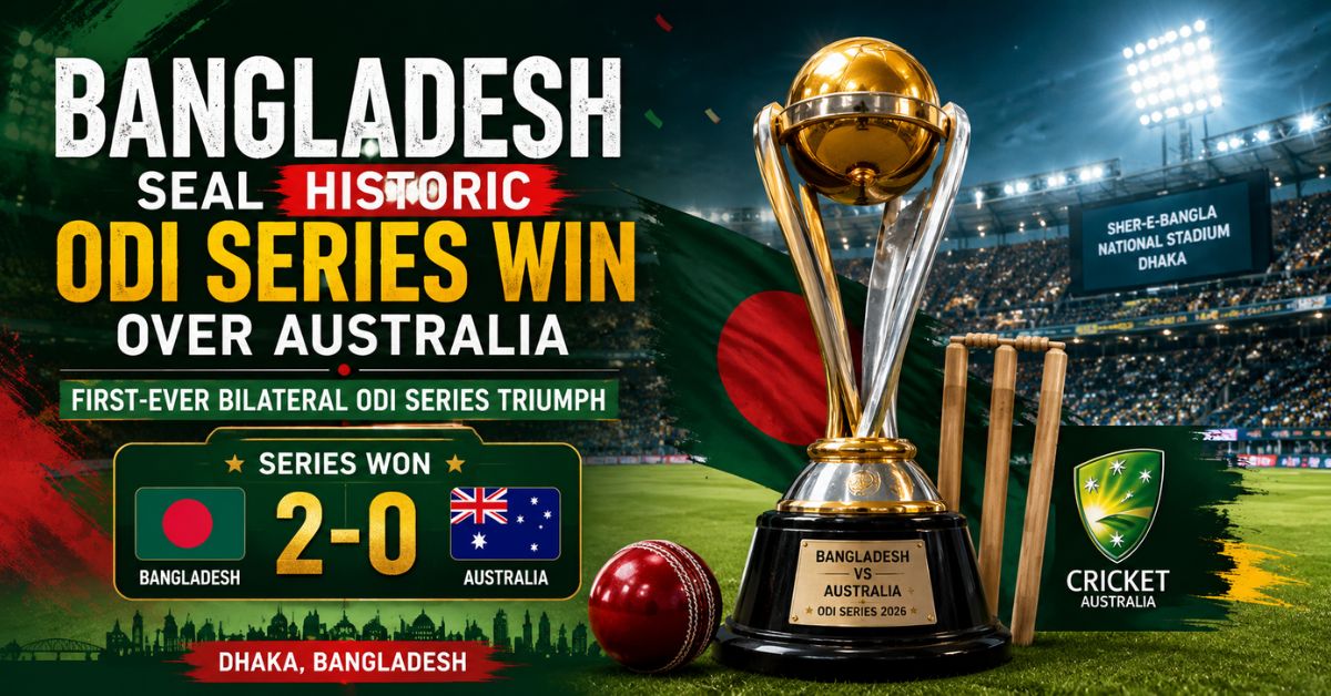 Bangladesh Seal Historic First ODI Series Victory Over Australia in Dhaka 1 1 Bangladesh clinches historic ODI triumph