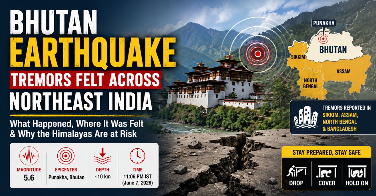 Earthquake tremors shake Bhutan, India
