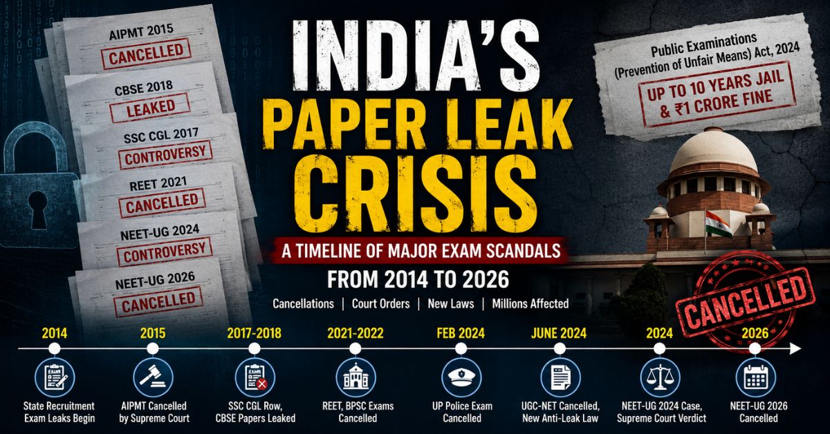 India's exam paper leak crisis