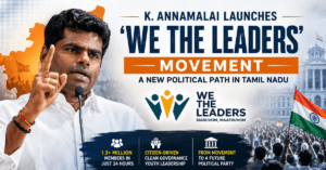 K. Annamalai Launches ‘We the Leaders’ Movement, Signals New Political Path in Tamil Nadu