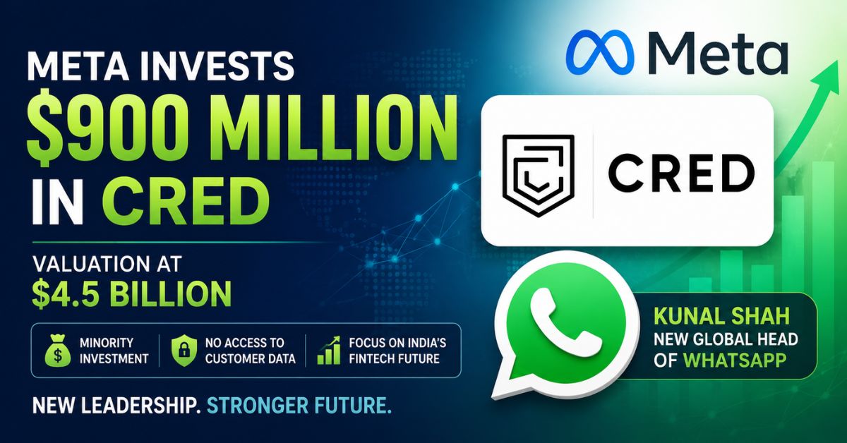 Meta invests $900 million in CRED