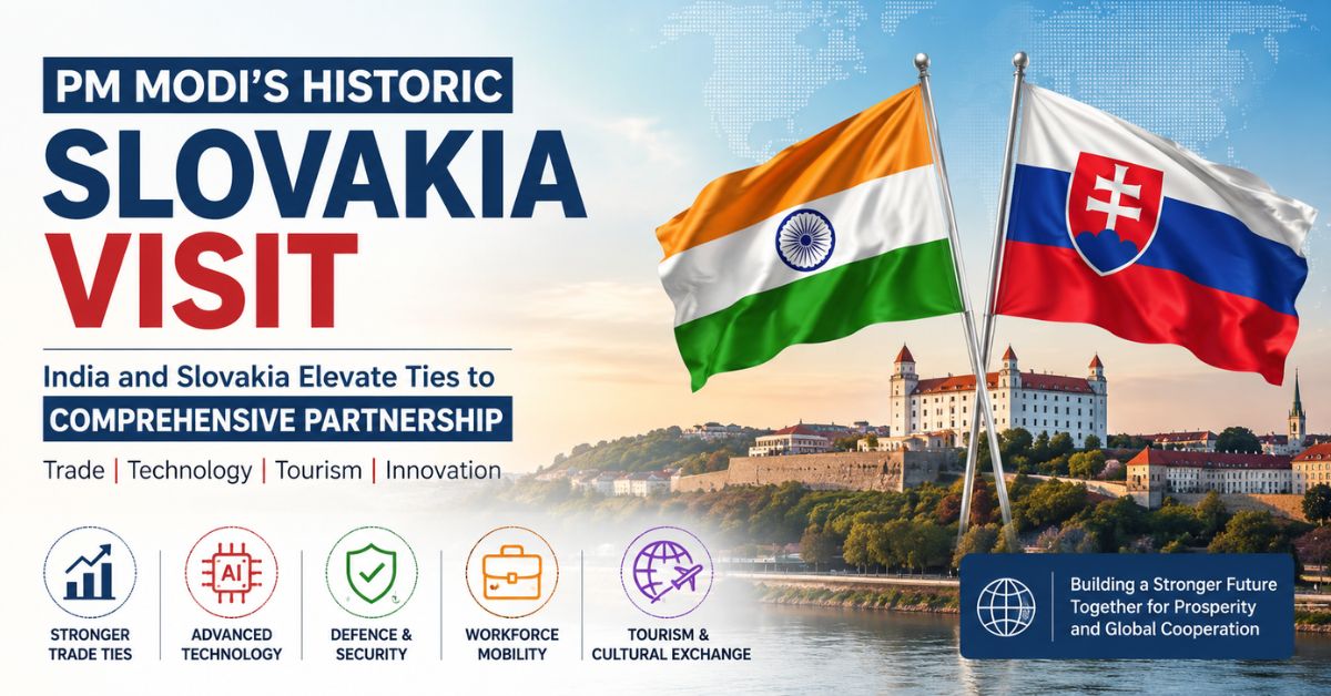 PM Modi's historic Slovakia visit