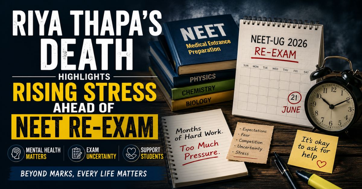 Rising stress NEET re-exam pressure