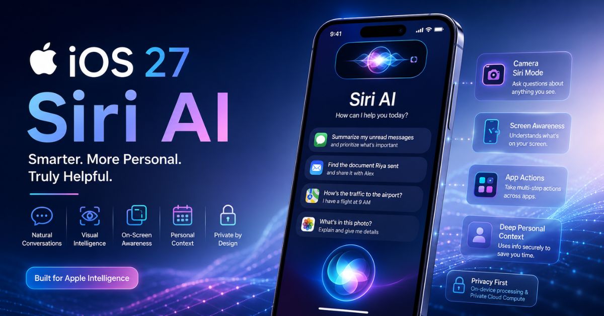 Siri AI Smarter. More Personal.