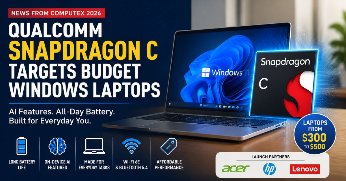Snapdragon laptops for everyday tasks